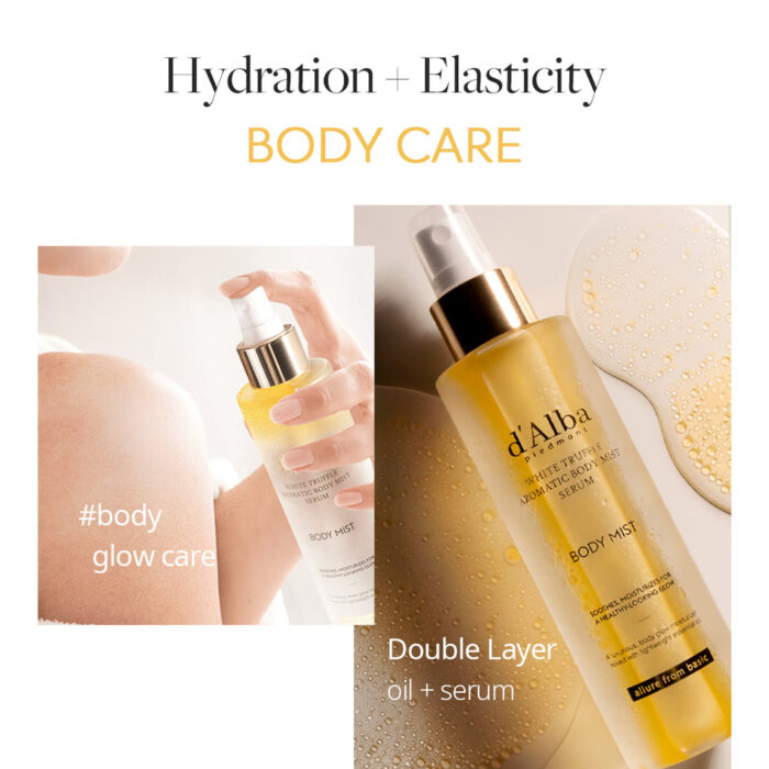 d'Alba White Truffle Aromatic Body Mist Serum - 180ml - Image 2