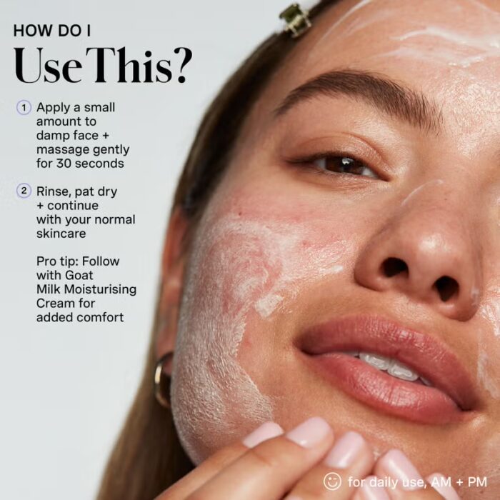 ⁦kate somerville goat milk moisturizing clenser 30 ml⁩ - الصورة ⁦2⁩