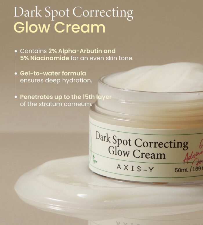 AXIS - Y Dark Spot Correcting Glow Cream - 50ml - Image 3
