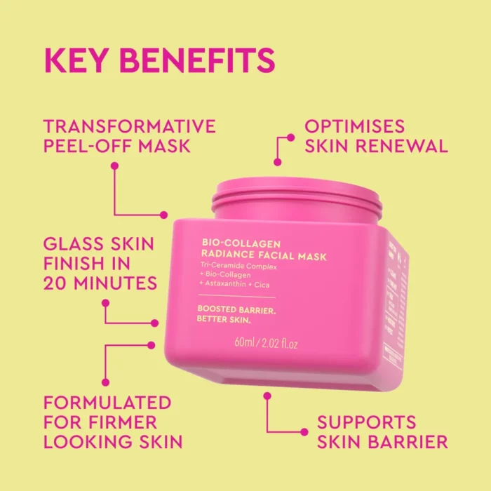 BYOMA Bio-Collagen Radiance Facial Mask 60ml - Image 3