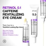 ⁦ANUA Retinol 0.1 Caffeine Revitalizing Eye Cream - 30g⁩ - الصورة ⁦2⁩