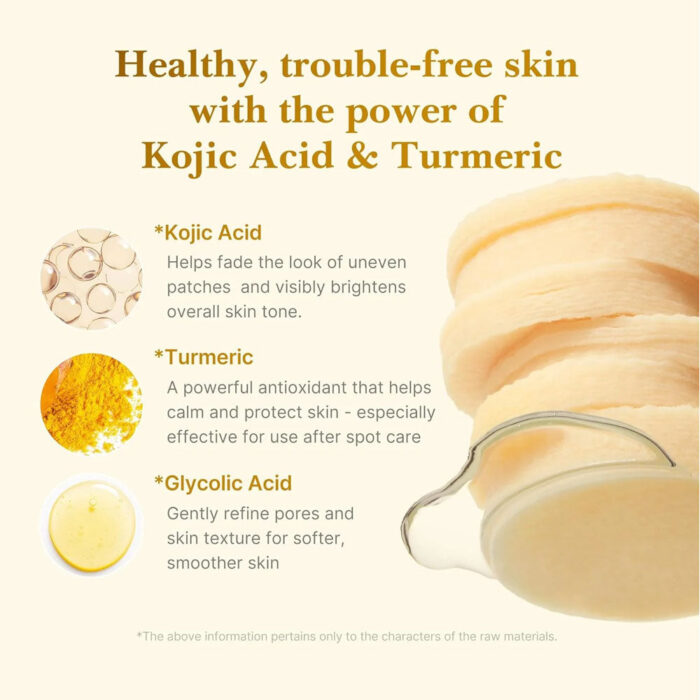 medicube Kojic Acid Turmeric Pad - 70 pads - Image 3