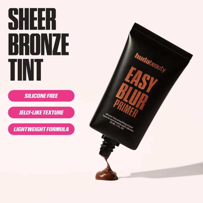 HUDA BEAUTY Easy Blur Primer - Bronze Fudge 30 ml - Image 4