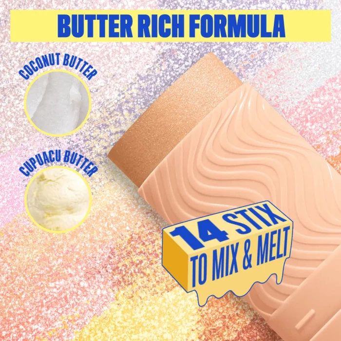 NYX Buttermelt Stix Glow Boosting Stix up to 8 HR Wear - A Whole Melt - Image 5