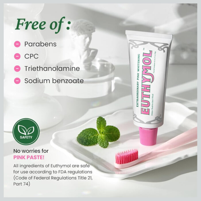 EUTHYMOL Original Toothpaste Whitening - 106g - Image 4