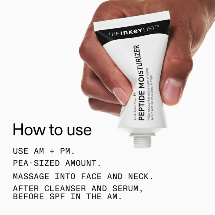 The INKEY List Peptide Moisturizer 50ml - Image 5