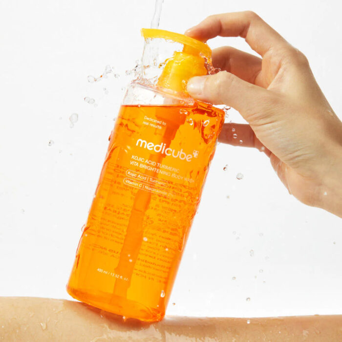 MEDICUBE Kojic Acid Turmeric Vita Brightening Body Wash - 400ml - Image 3