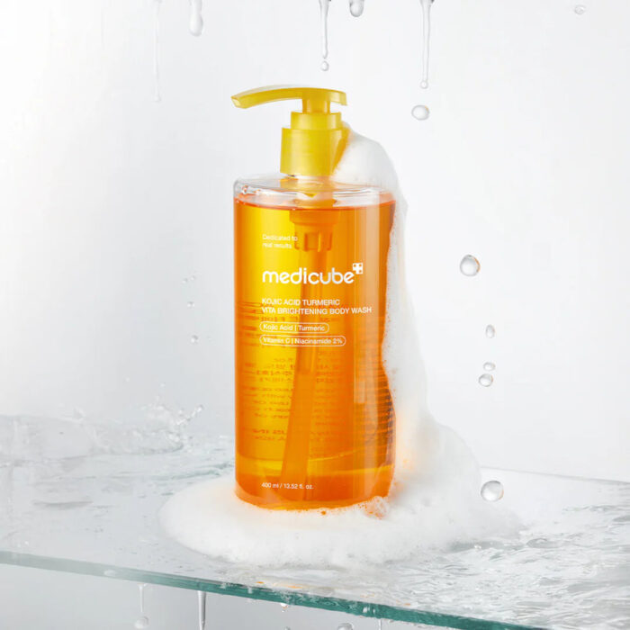 MEDICUBE Kojic Acid Turmeric Vita Brightening Body Wash - 400ml - Image 7