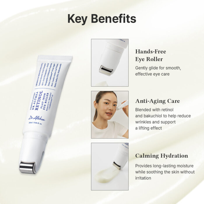 Dr.Althea Retinol Flat Iron Eye Roller - 25ml - Image 2