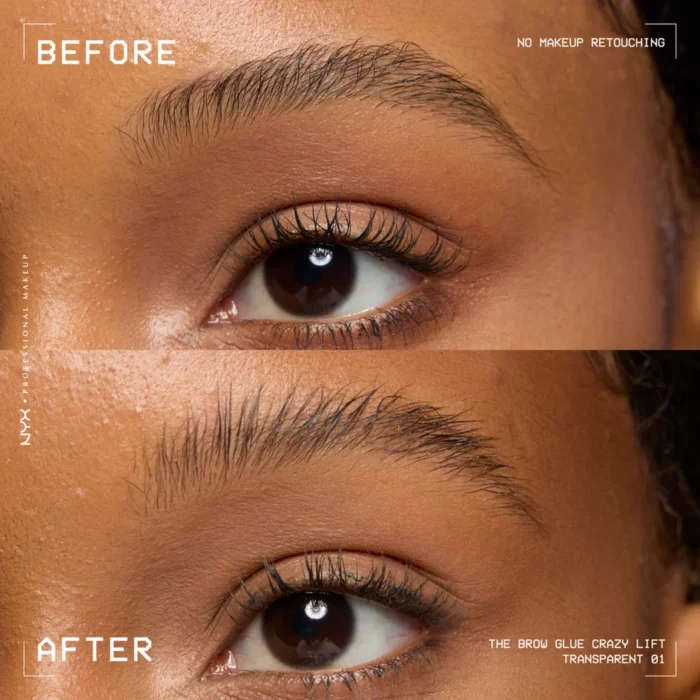 NYX The Brow Glue Crazy Lift Brow Lamination Gel- Transparent - Image 2