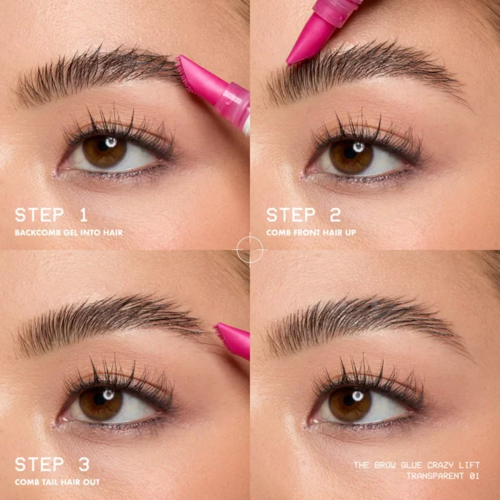 NYX The Brow Glue Crazy Lift Brow Lamination Gel- Transparent - Image 6