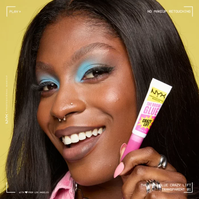 NYX The Brow Glue Crazy Lift Brow Lamination Gel- Transparent - Image 8