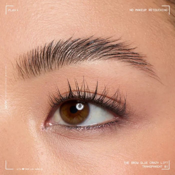 NYX The Brow Glue Crazy Lift Brow Lamination Gel- Transparent - Image 9