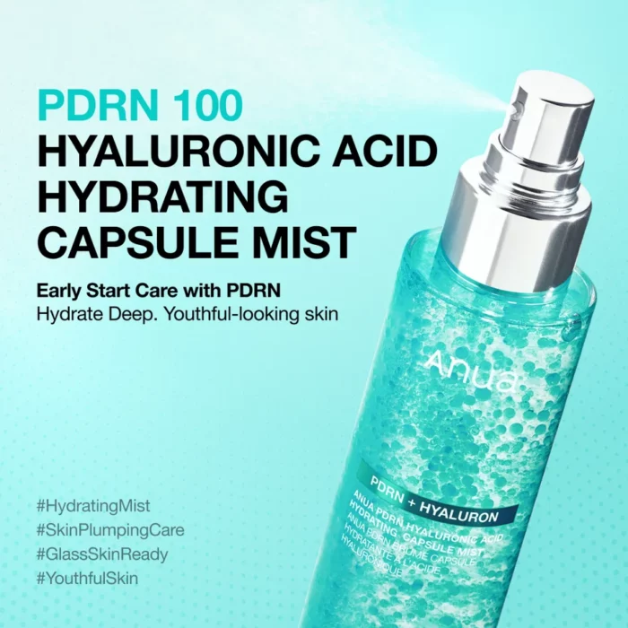 Anua PDRN Hyaluronic Acid Hydrating Capsule Mist 100 ml - Image 2