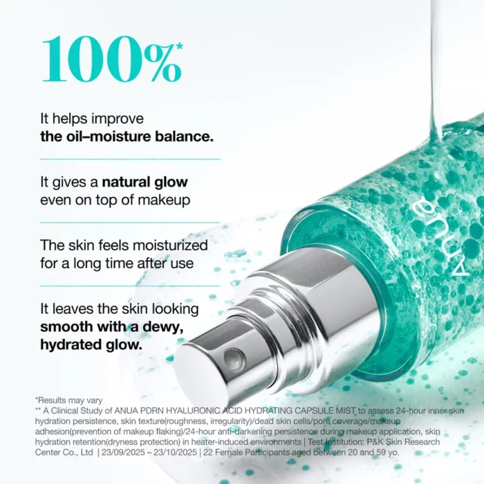 Anua PDRN Hyaluronic Acid Hydrating Capsule Mist 100 ml - Image 5