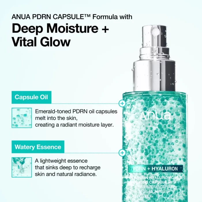 Anua PDRN Hyaluronic Acid Hydrating Capsule Mist 100 ml - Image 6