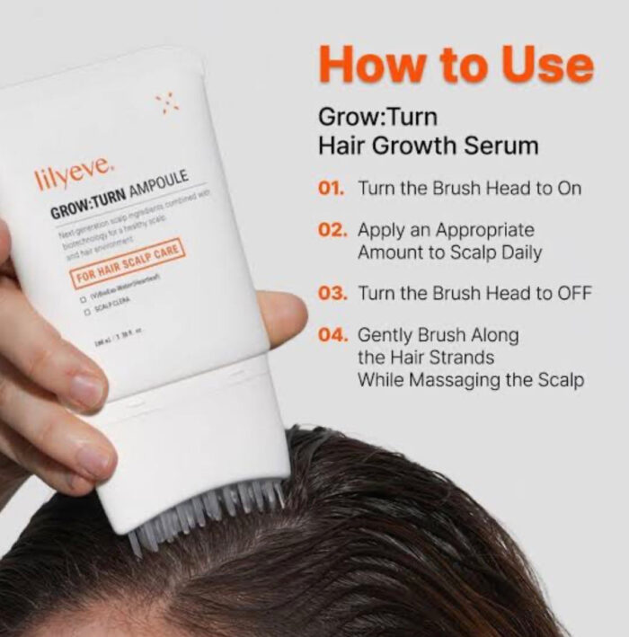 lilyeve Grow Turn Exosome Brush Ampoule [2025 Version] - 100 ml - Image 3