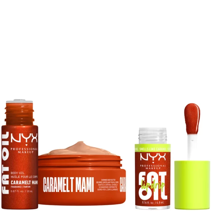 NYX Professional Makeup Fat Oil Lip & Body Kit - Caramelt Mami - Image 2