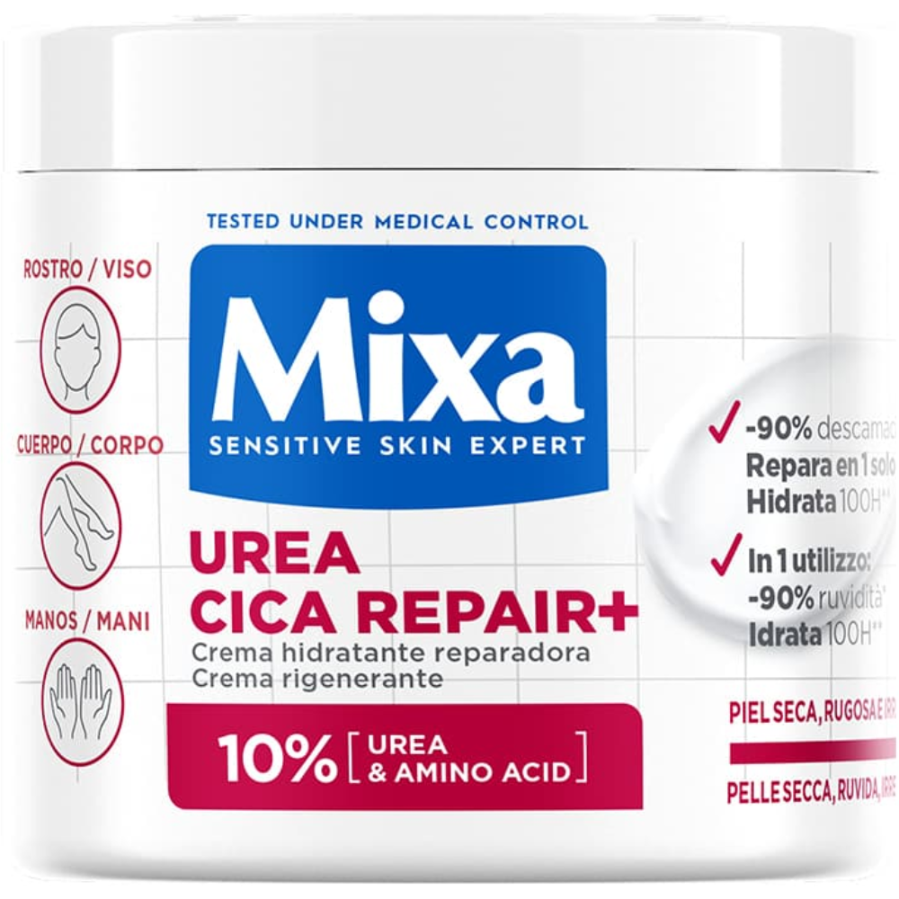 IMG_0827 MIXA UREA CICA REPAIR+ REPAIRING BALM 10% UREA AND AMINO ACID 400 ML - الصورة 1