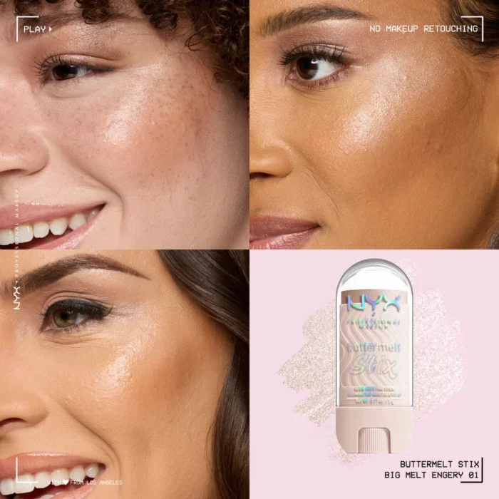 NYX Buttermelt Stix, Glow Boosting Stix, up to 8 HR Wear - Big Melt Energy - Image 3