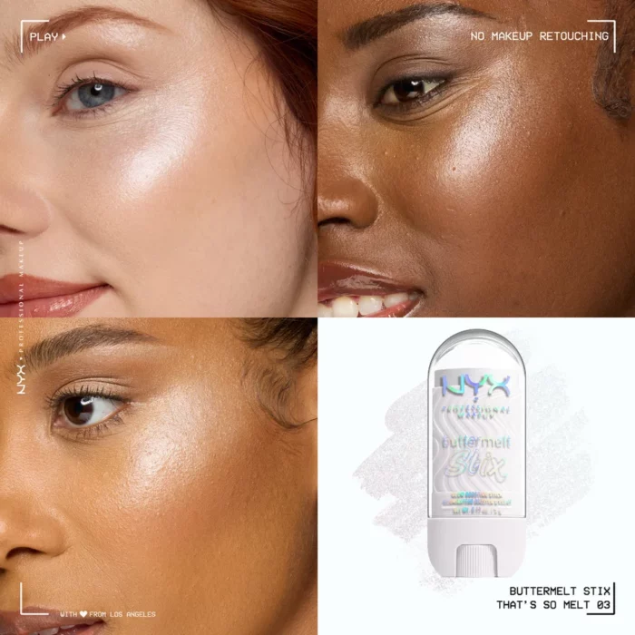 NYX Buttermelt Stix, Glow Boosting Stix, up to 8 HR Wear - That's So Melt - Image 4