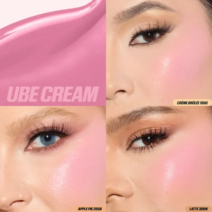 HUDA BEAUTY Baby Blush Duo Mild Mocktail - Strawberry Cream + Ube - Image 4
