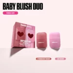 HUDA BEAUTY Baby Blush Duo Mild Mocktail - Strawberry Cream + Ube - Image 7
