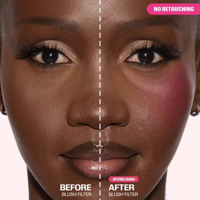 HUDA BEAUTY Baby Blush Duo Intense Mocktail - Black Cherry + Intense Guava - Image 3
