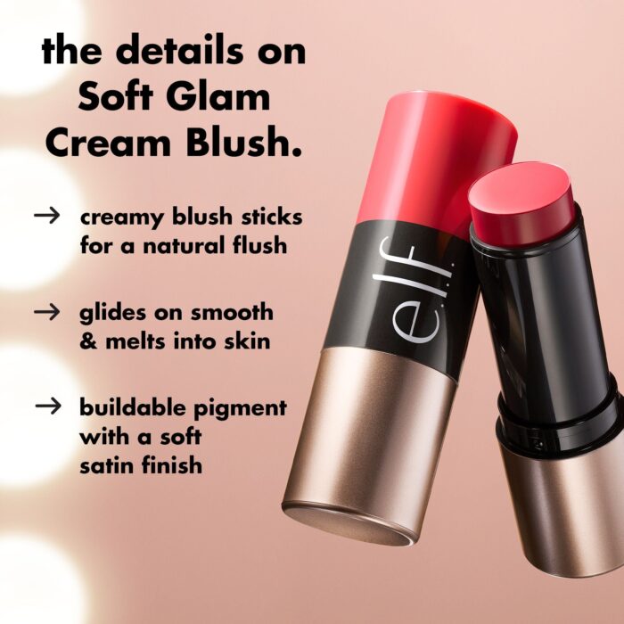 ⁦Elf Soft Glam Cream Blush⁩ - الصورة ⁦2⁩