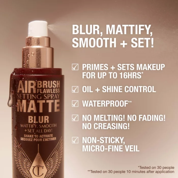 ⁦Charlotte Tilbury Airbrush Flawless Setting Spray - Matte 34ml⁩ - الصورة ⁦2⁩