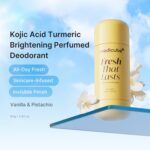 Medicube Kojic Acid & Turmeric Aluminum-Free Deodorant Vanilla & Pistachio Perfumed Stick 83 g - Image 2