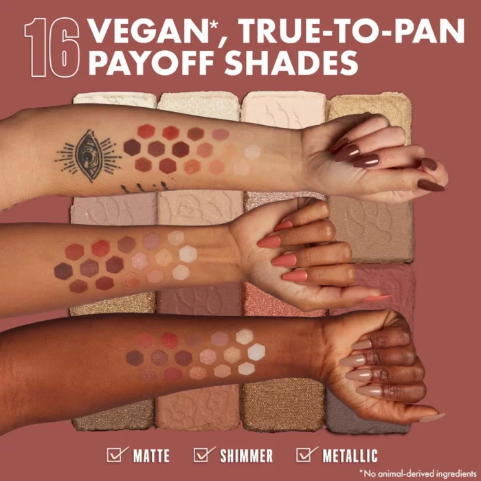 NYX Ultimate Shadow Palette Vegan 16-Pan - Warm Neutrals - Image 4