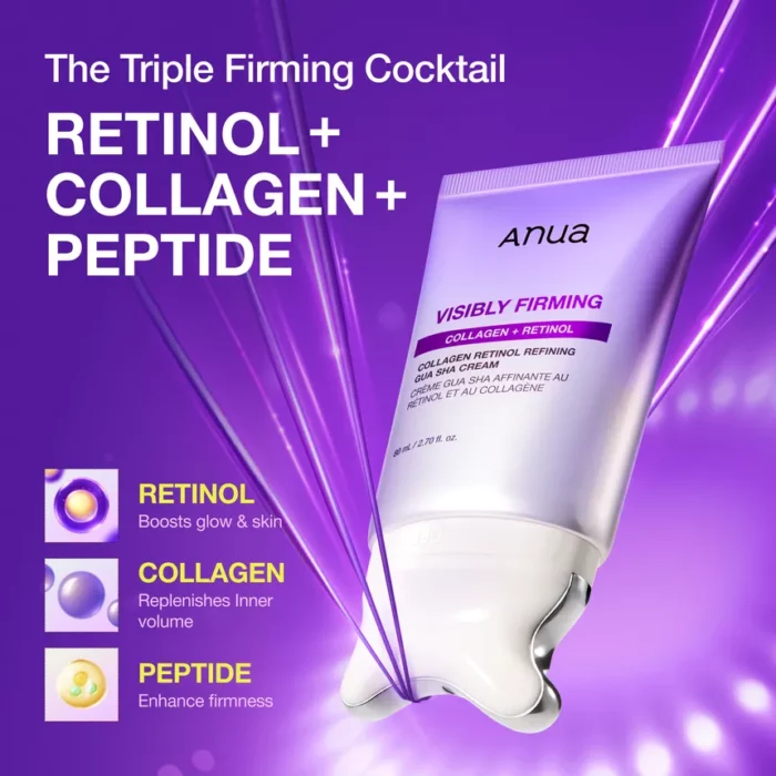 Anua - Collagen Retinol Refining Gua Sha Cream 80 ml - Image 2