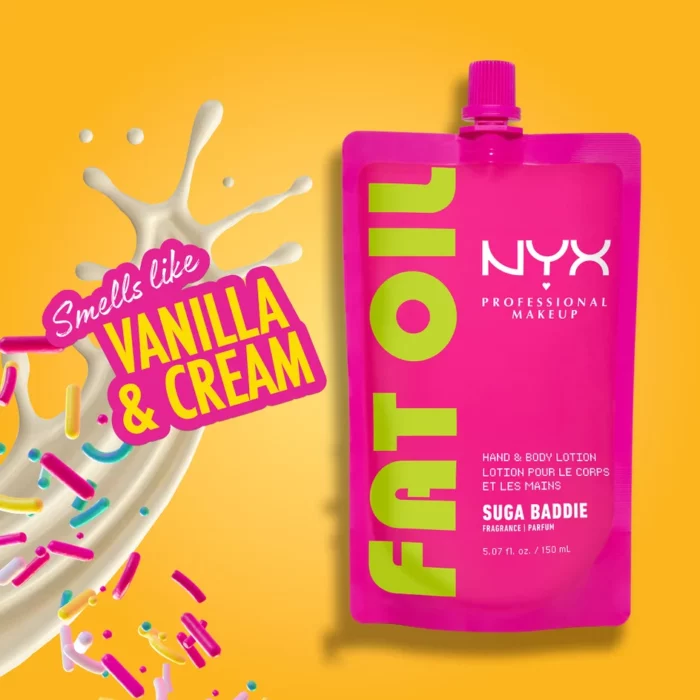 ⁦NYX Professional Makeup Fat Oil Body Lotion 150ml - Suga Baddie⁩ - الصورة ⁦3⁩