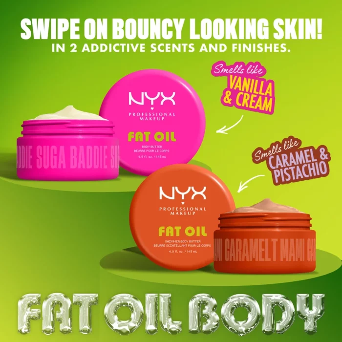 NYX Fat Oil Body Butter 145ml - Suga Baddie - Image 7