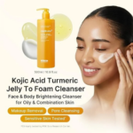 MEDICUBE Kojic Acid Turmeric Gel to Foam Cleanser 500ml - Image 3
