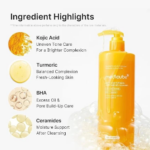 MEDICUBE Kojic Acid Turmeric Gel to Foam Cleanser 500ml - Image 7