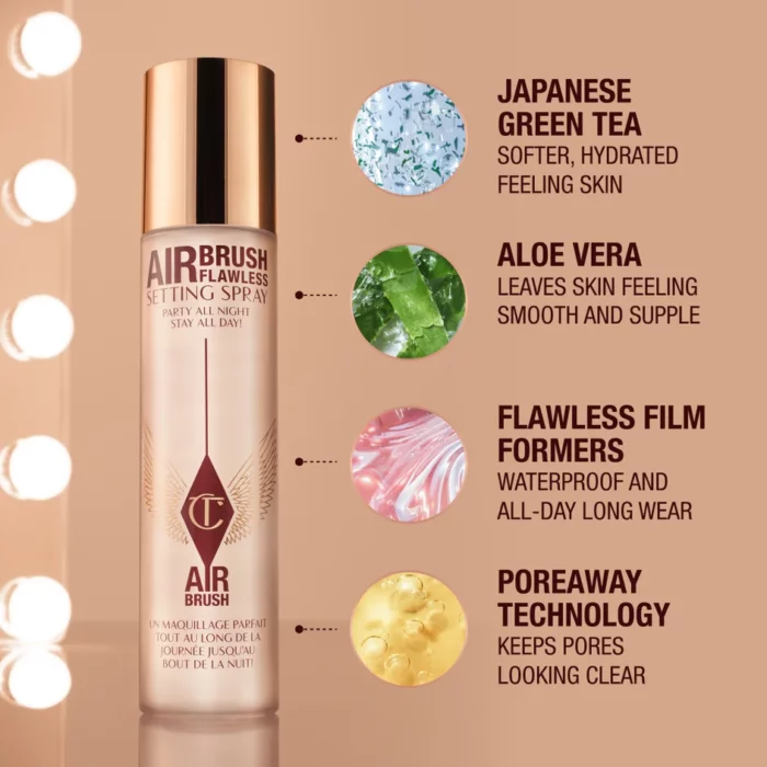 ⁦Charlotte Tilbury Airbrush Flawless Setting Spray Duo⁩ - الصورة ⁦7⁩