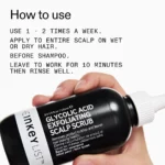 ⁦The INKEY List Glycolic Acid Exfoliating Scalp Scrub 150ml⁩ - الصورة ⁦6⁩