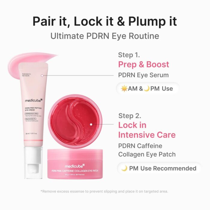 medicube - PDRN Pink Caffeine Collagen Eye Patch - Image 8