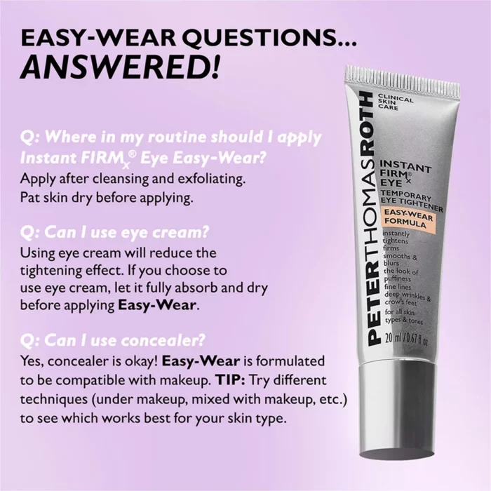 Peter Thomas Roth Instant FIRMx Temporary Eye Tightener Easy-Wear Formula 20ml - Image 7