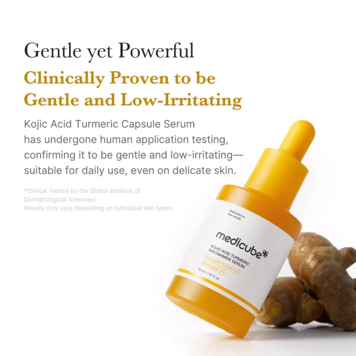 ⁦medicube Kojic Acid Turmeric Niacinamide Serum - 30 ml⁩ - الصورة ⁦6⁩