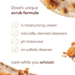 Dove Exfoliating and Moisturizing Body Scrub, Brown Sugar and Coconut Butter, 15 oz​ /425g - Image 3