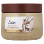 Dove Exfoliating and Moisturizing Body Scrub, Brown Sugar and Coconut Butter, 15 oz​ /425g