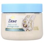Dove Body Scrub, Crushed Macadamia & Rice Milk, 425 g