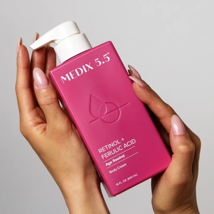 ⁦Medix 5.5 Retinol + Ferulic Acid body cream 444 ml⁩ - الصورة ⁦3⁩