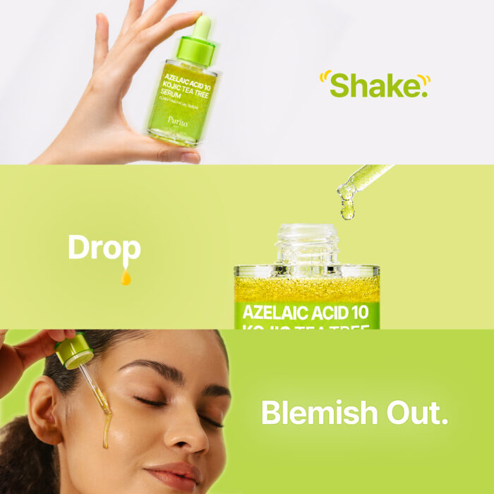 PURITO Seoul Azelaic Acid 10 Kojic Tea Tree Serum - 30ml - Image 3