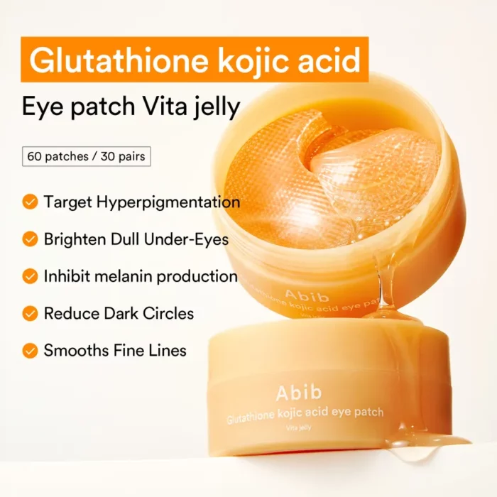 Abib - Glutathione Kojic Acid Eye Patch Vita Jelly 30 pairs - Image 3
