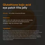 Abib - Glutathione Kojic Acid Eye Patch Vita Jelly 30 pairs - Image 9