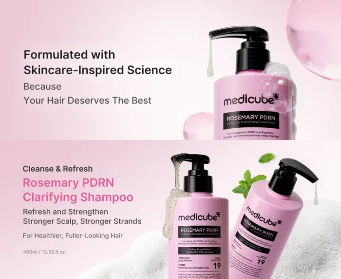 medicube - Rosemary PDRN Cooling Thickening Shampoo 400 ML - Image 2